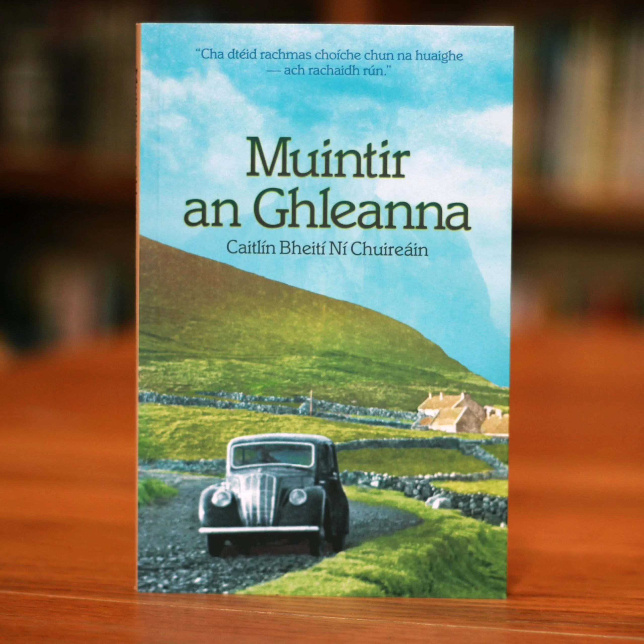 Cover of the Irish language novel Muintir an Ghleanna